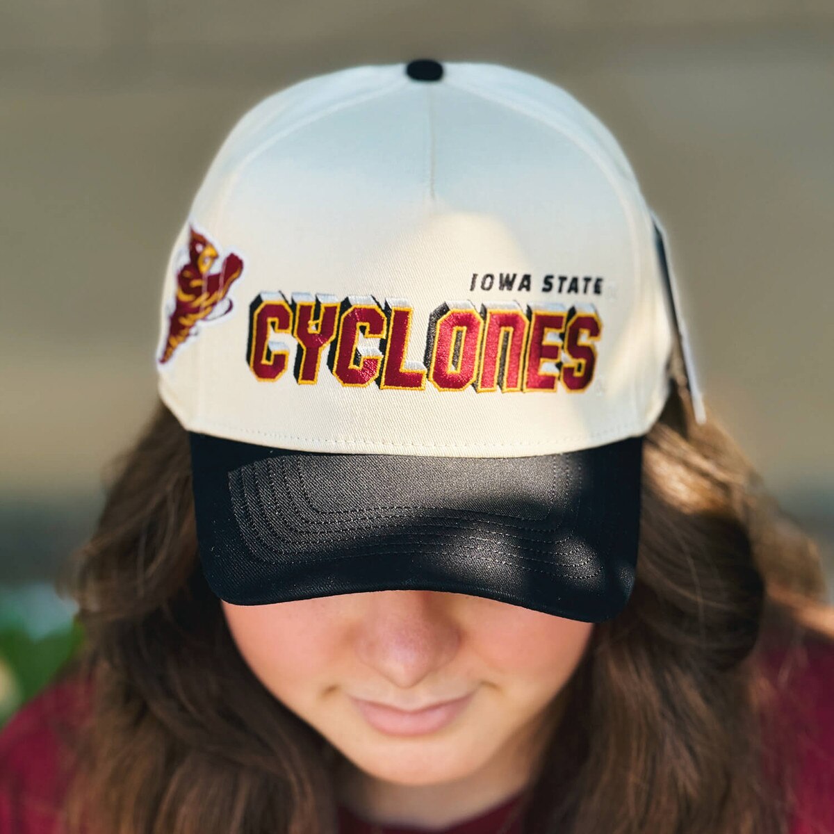 No Rivals Punching Cy Black and Ivory Cap front